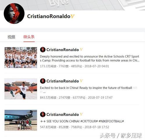 什么球星使用今日头条,今日头条聚焦全球足球巨星风采